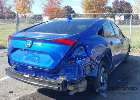 2018 Honda Civic Ex z USA, uszkodzony, nr VIN 2HGFC2F75JH596917
